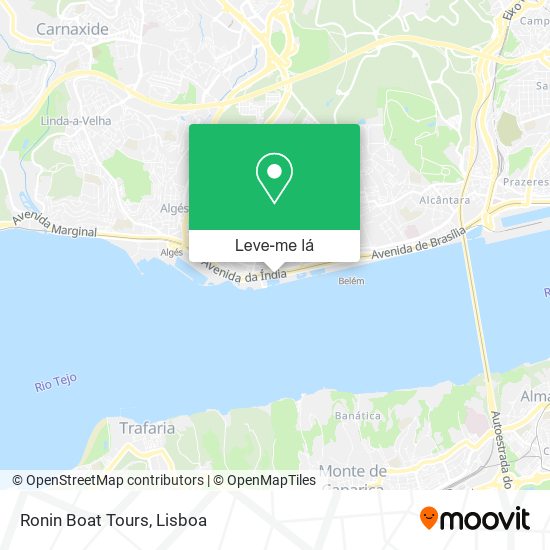 Ronin Boat Tours mapa