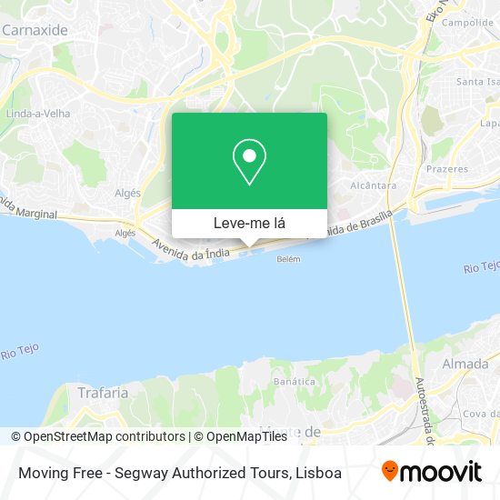 Moving Free - Segway Authorized Tours mapa