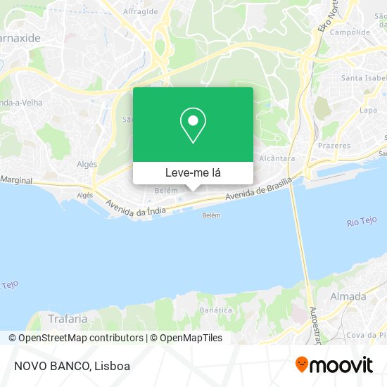 NOVO BANCO mapa