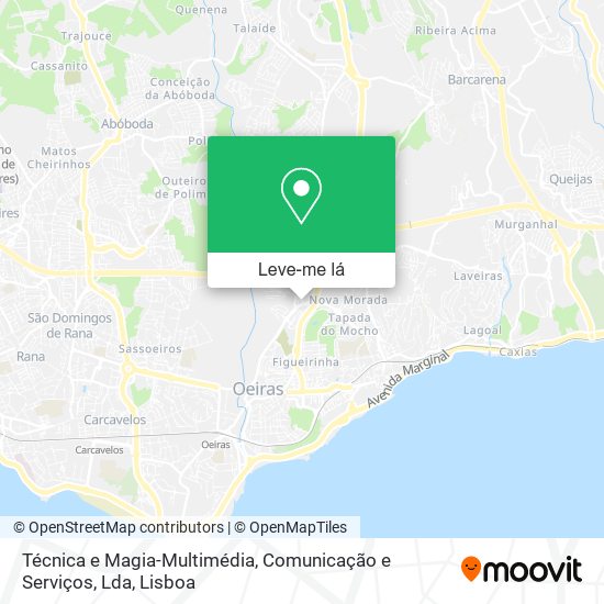 Técnica e Magia-Multimédia, Comunicação e Serviços, Lda mapa