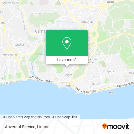 Anversol Service mapa