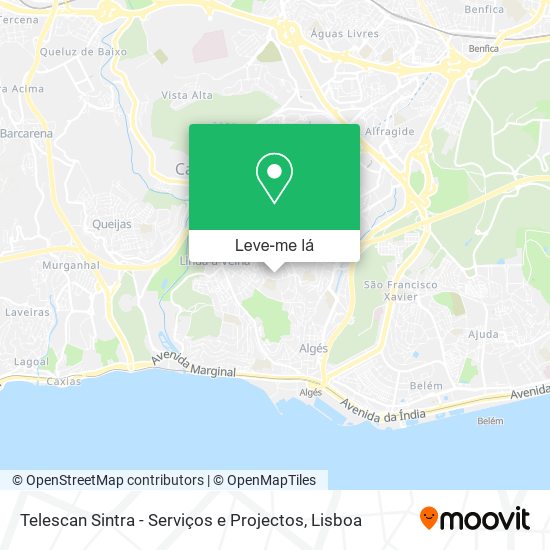 Telescan Sintra - Serviços e Projectos mapa
