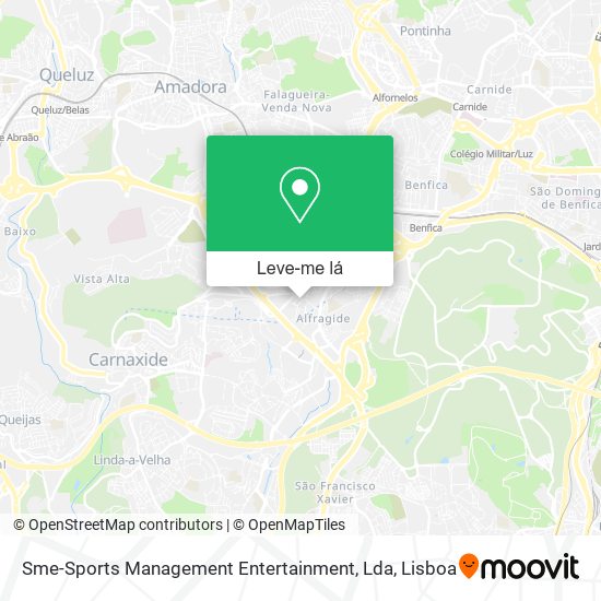 Sme-Sports Management Entertainment, Lda mapa