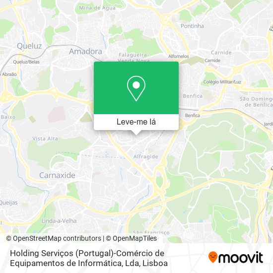 Holding Serviços (Portugal)-Comércio de Equipamentos de Informática, Lda mapa