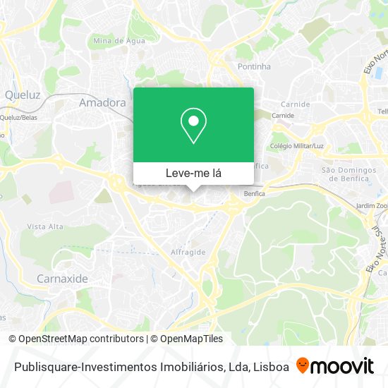 Publisquare-Investimentos Imobiliários, Lda mapa
