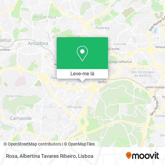 Rosa, Albertina Tavares Ribeiro mapa
