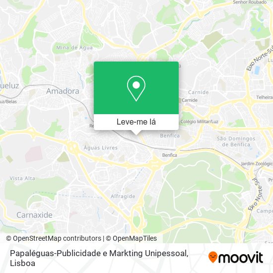 Papaléguas-Publicidade e Markting Unipessoal mapa