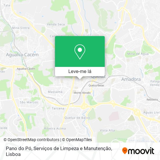 Pano do Pó, Serviços de Limpeza e Manutenção mapa