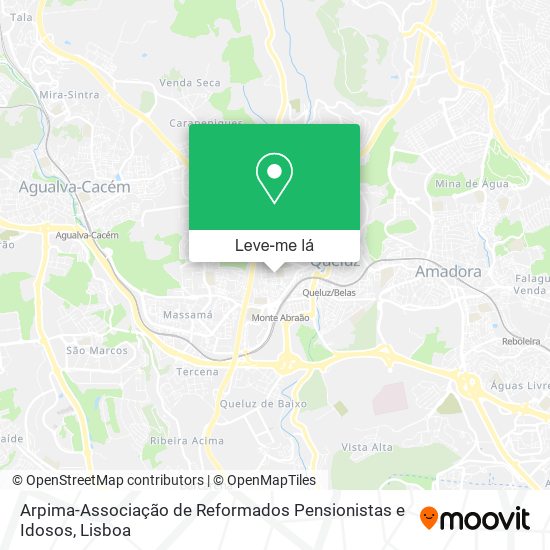 Arpima-Associação de Reformados Pensionistas e Idosos mapa