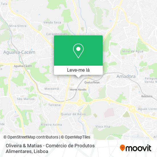 Oliveira & Matias - Comércio de Produtos Alimentares mapa