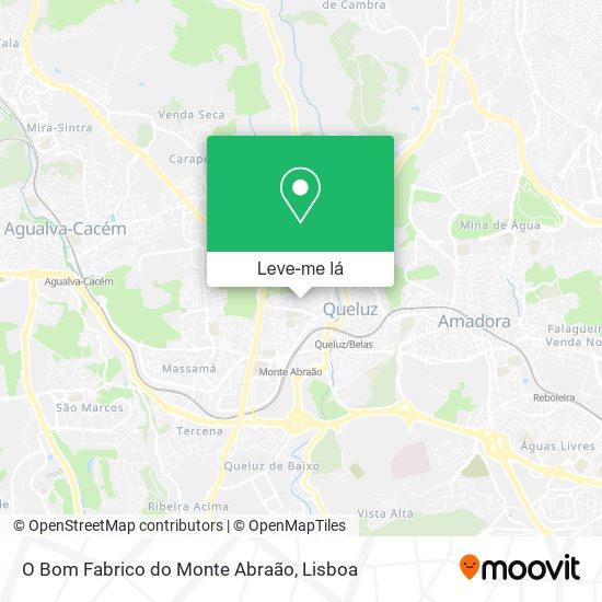 O Bom Fabrico do Monte Abraão mapa