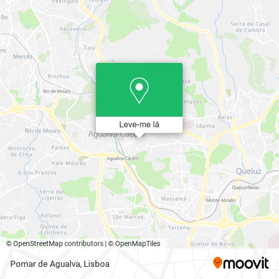 Pomar de Agualva mapa