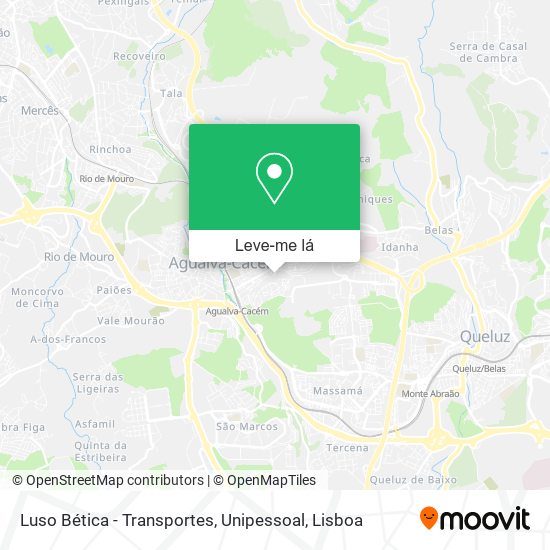 Luso Bética - Transportes, Unipessoal mapa