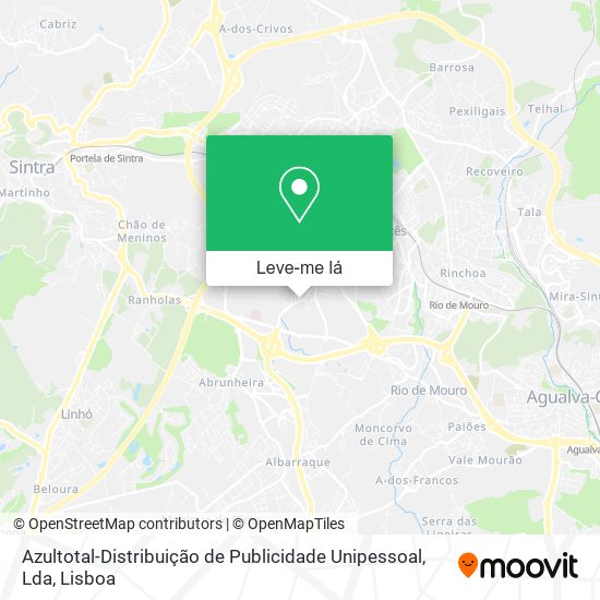 Azultotal-Distribuição de Publicidade Unipessoal, Lda mapa