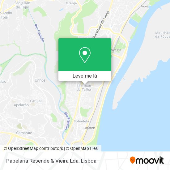 Papelaria Resende & Vieira Lda mapa