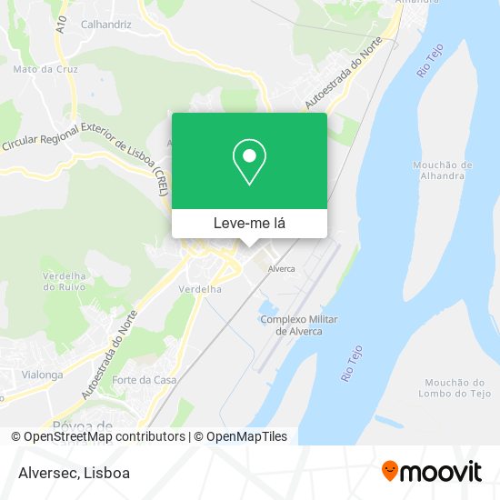 Alversec mapa