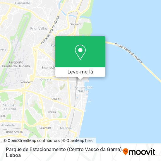 Parque de Estacionamento (Centro Vasco da Gama) mapa