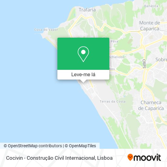 Cocivin - Construção Civil Internacional mapa