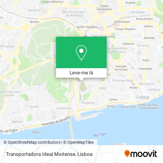 Transportadora Ideal Moitense mapa