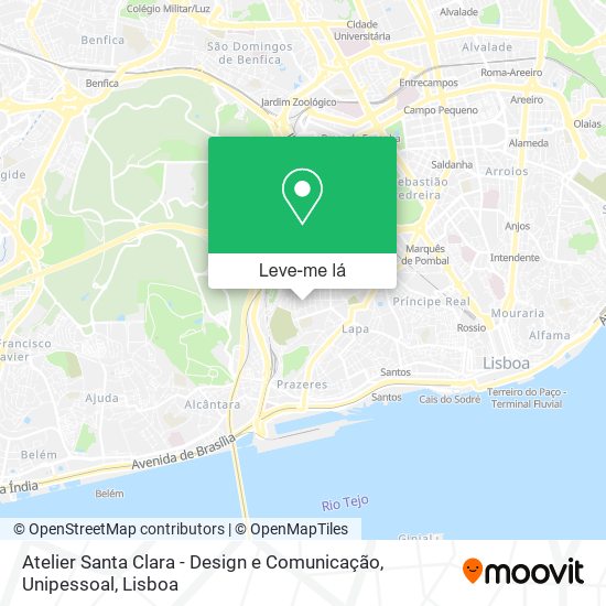 Atelier Santa Clara - Design e Comunicação, Unipessoal mapa