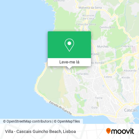 Villa - Cascais Guincho Beach mapa