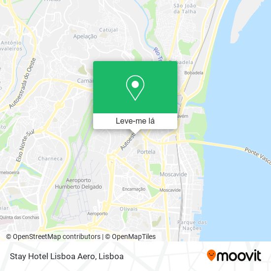 Stay Hotel Lisboa Aero mapa