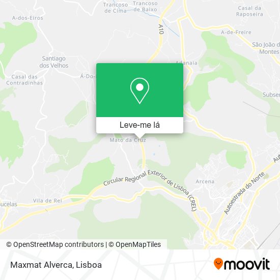 Maxmat Alverca mapa