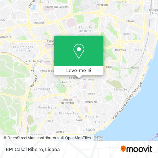 BPI Casal Ribeiro mapa