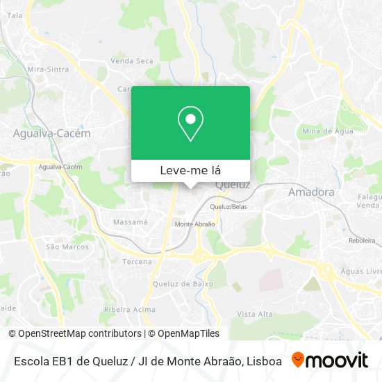 Escola EB1 de Queluz / JI de Monte Abraão mapa