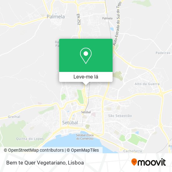 Bem te Quer Vegetariano mapa