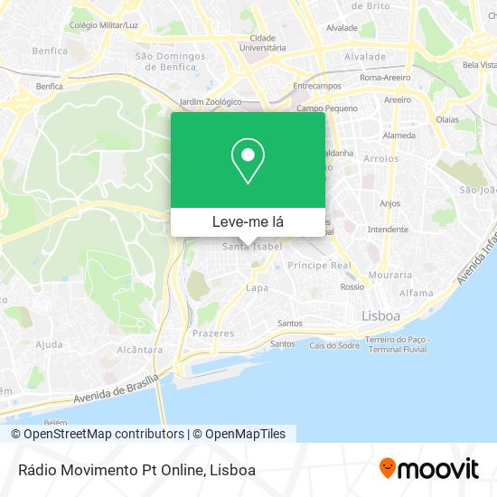 Rádio Movimento Pt Online mapa