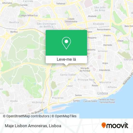 Maje Lisbon Amoreiras mapa