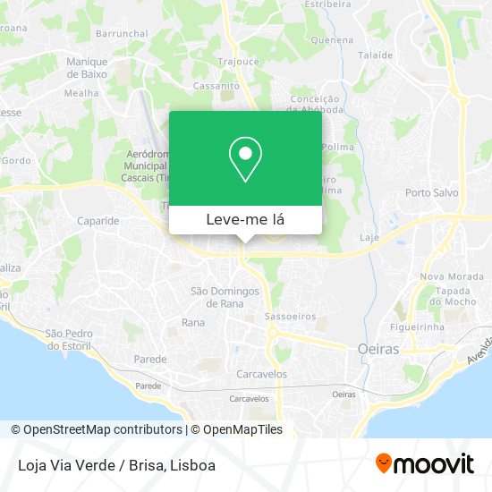 Loja Via Verde / Brisa mapa