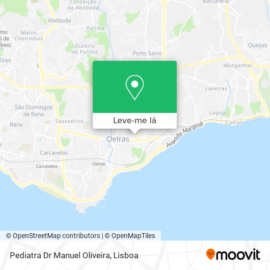 Pediatra Dr Manuel Oliveira mapa