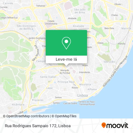 Rua Rodrigues Sampaio 172 mapa