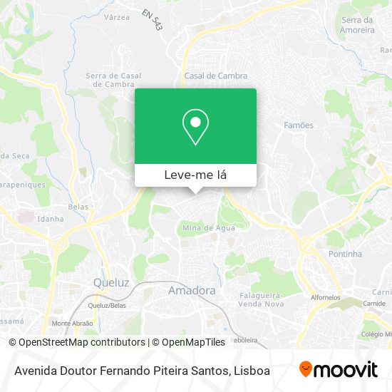 Avenida Doutor Fernando Piteira Santos mapa