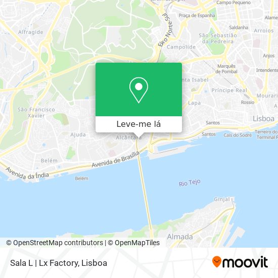 Sala L | Lx Factory mapa
