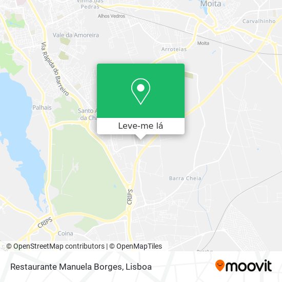 Restaurante Manuela Borges mapa