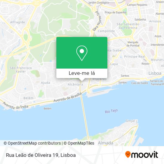 Rua Leão de Oliveira 19 mapa