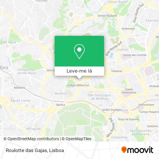 Roulotte das Gajas mapa