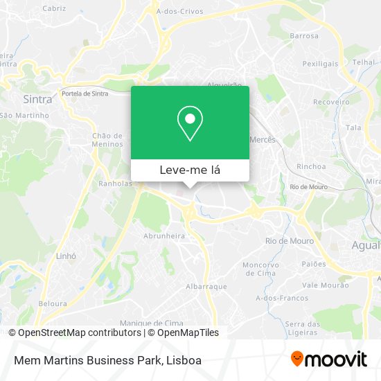 Mem Martins Business Park mapa