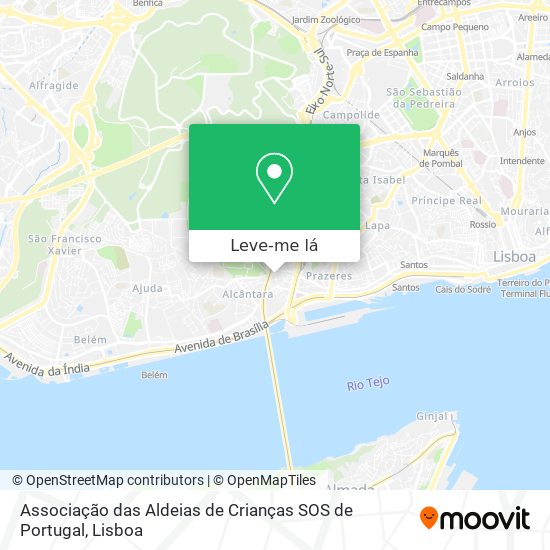 Associação das Aldeias de Crianças SOS de Portugal mapa