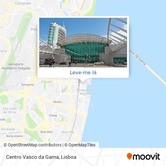 Centro Vasco da Gama mapa