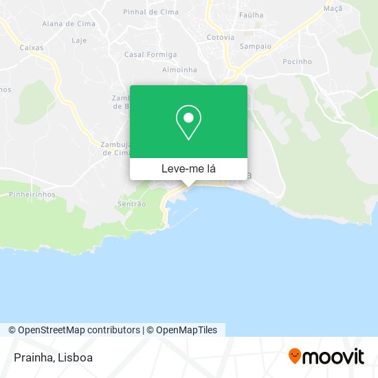 Prainha mapa