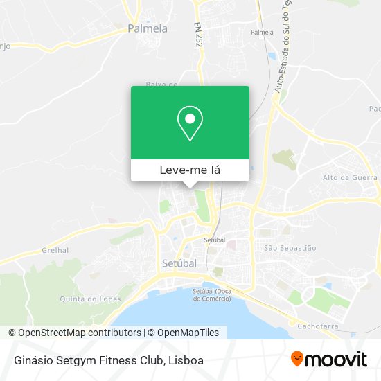 Ginásio Setgym Fitness Club mapa