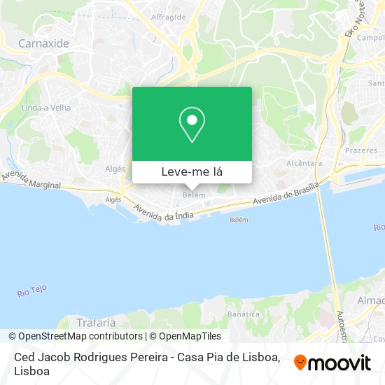 Ced Jacob Rodrigues Pereira - Casa Pia de Lisboa mapa