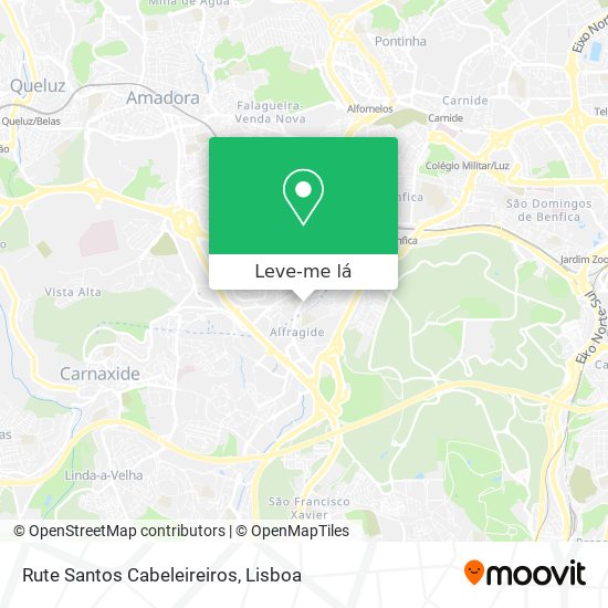 Rute Santos Cabeleireiros mapa