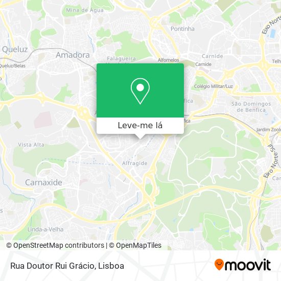 Rua Doutor Rui Grácio mapa