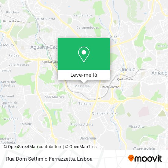 Rua Dom Settimio Ferrazzetta mapa