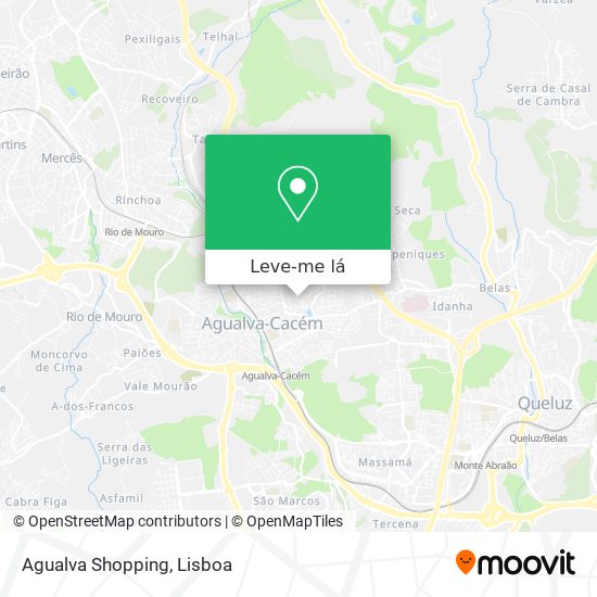 Agualva Shopping mapa